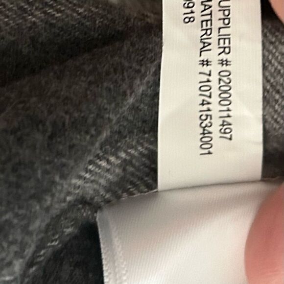 Polo Ralph Lauren Gray Plaid Cotton Elbow Patch Flannel Shirt Size Large - Picture 2 of 10